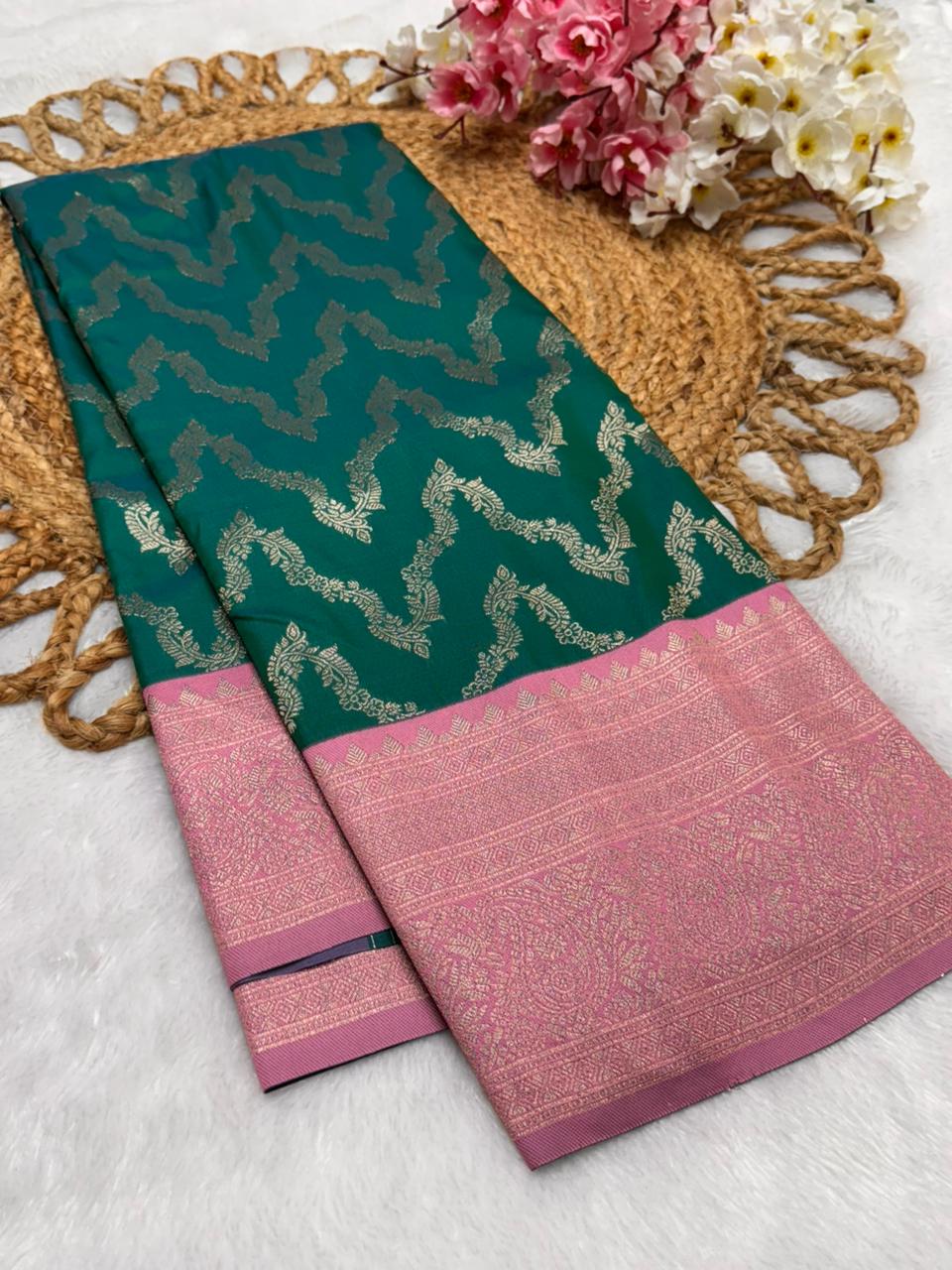 Necklace Pattu Contrast
