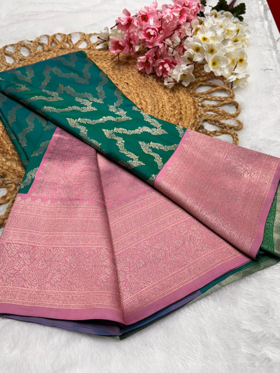 Necklace Pattu Contrast