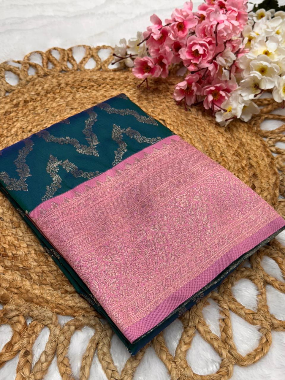 Necklace Pattu Contrast