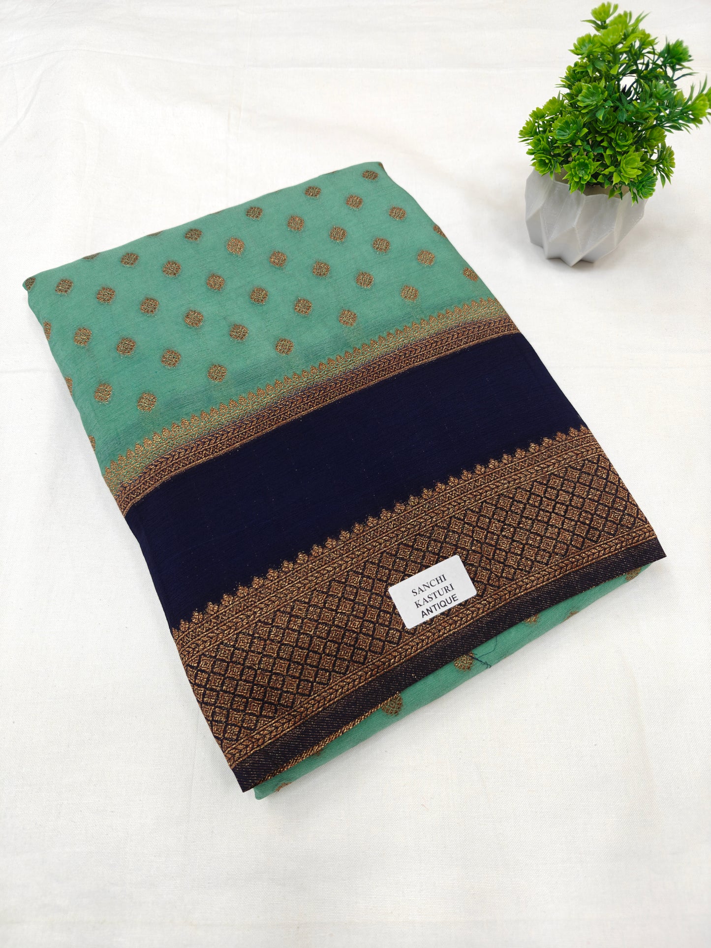 Premium Semi Khaddi Banarasi Georgette - SMK2073