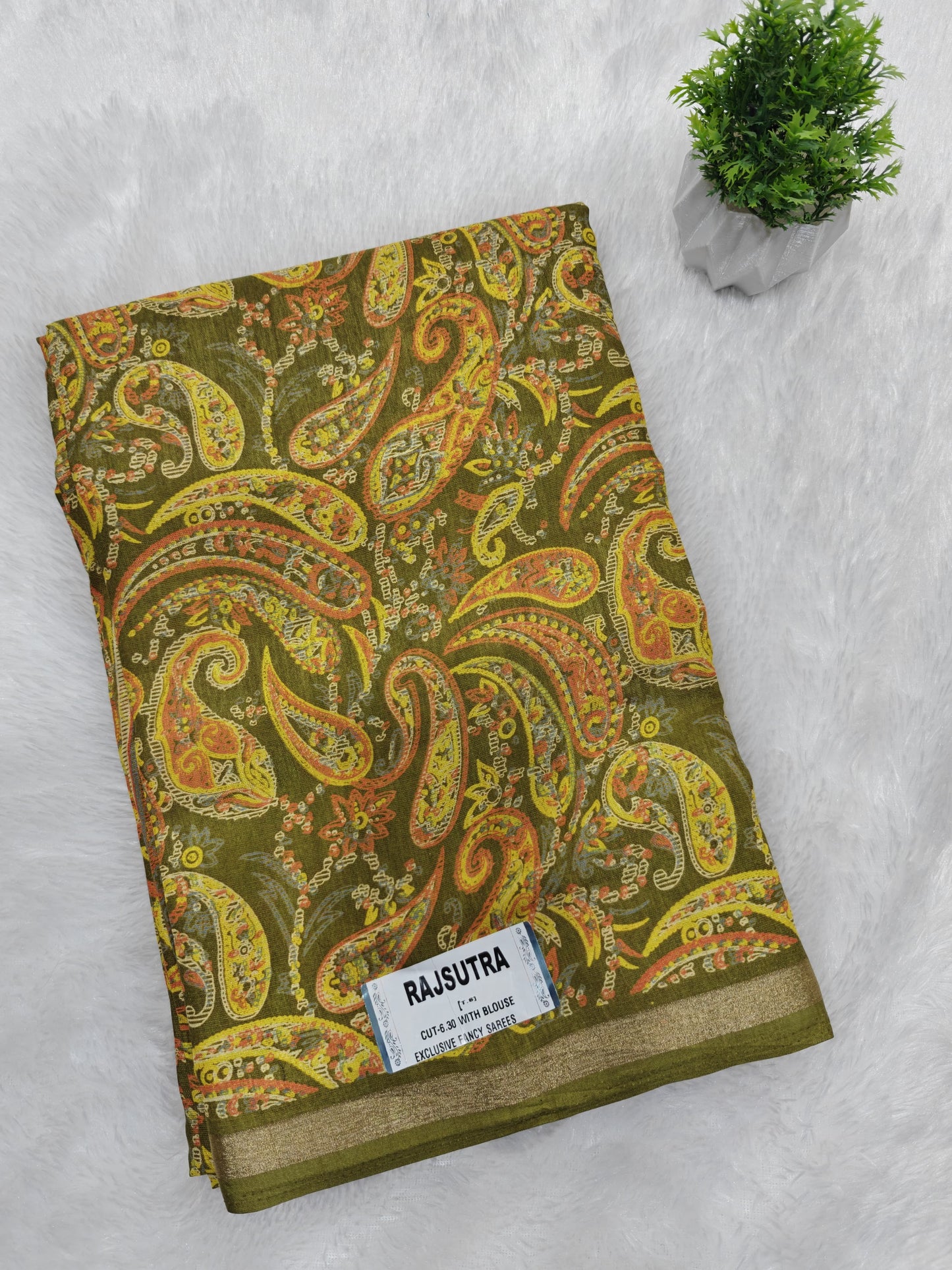 Rajsutra Fancy printed saree