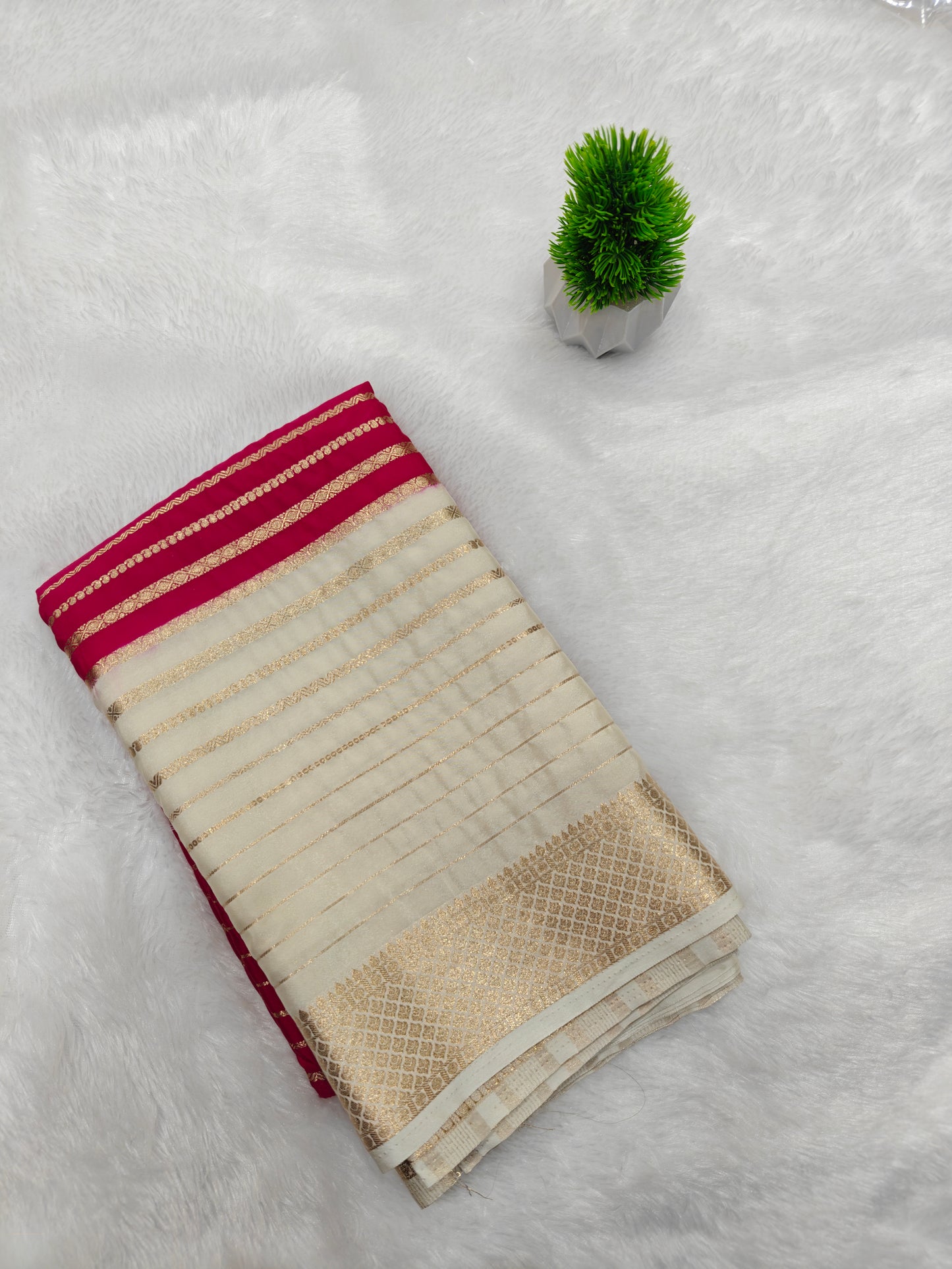 Crepe Stripes Bentex Border