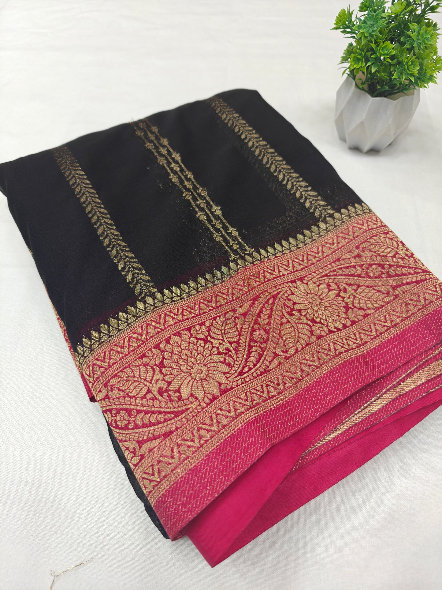 Premium Georgette crepe Natural