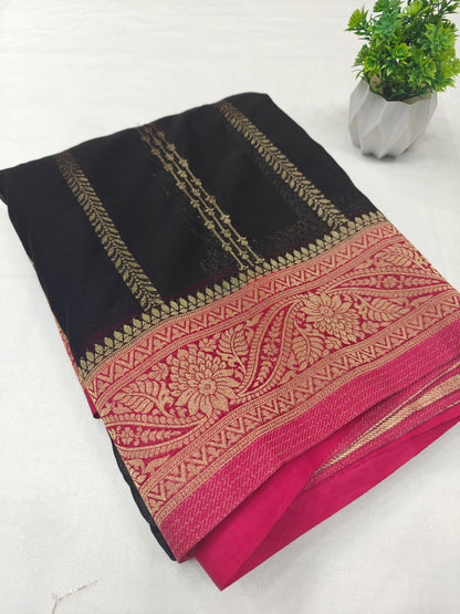 Premium Georgette crepe Natural