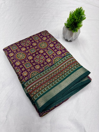 Mul Cotton Viscose kalamkari