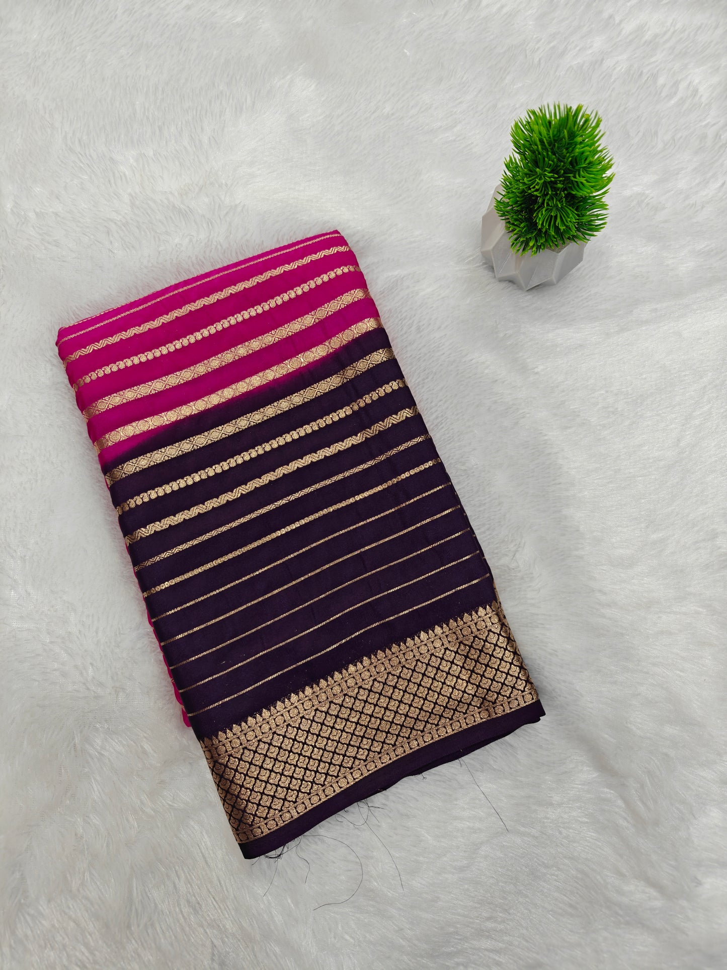 Crepe Stripes Bentex Border