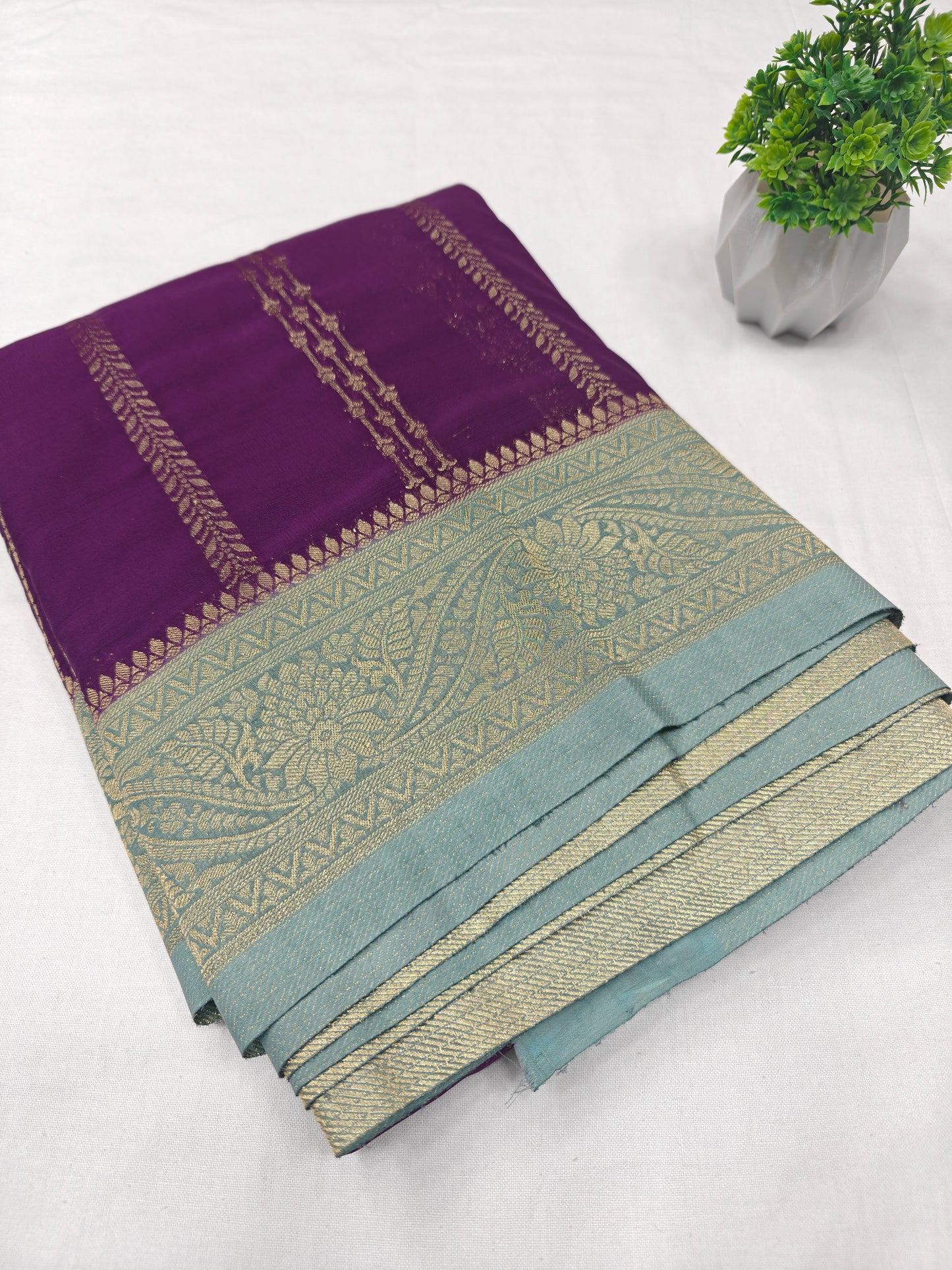 Premium Georgette crepe Natural