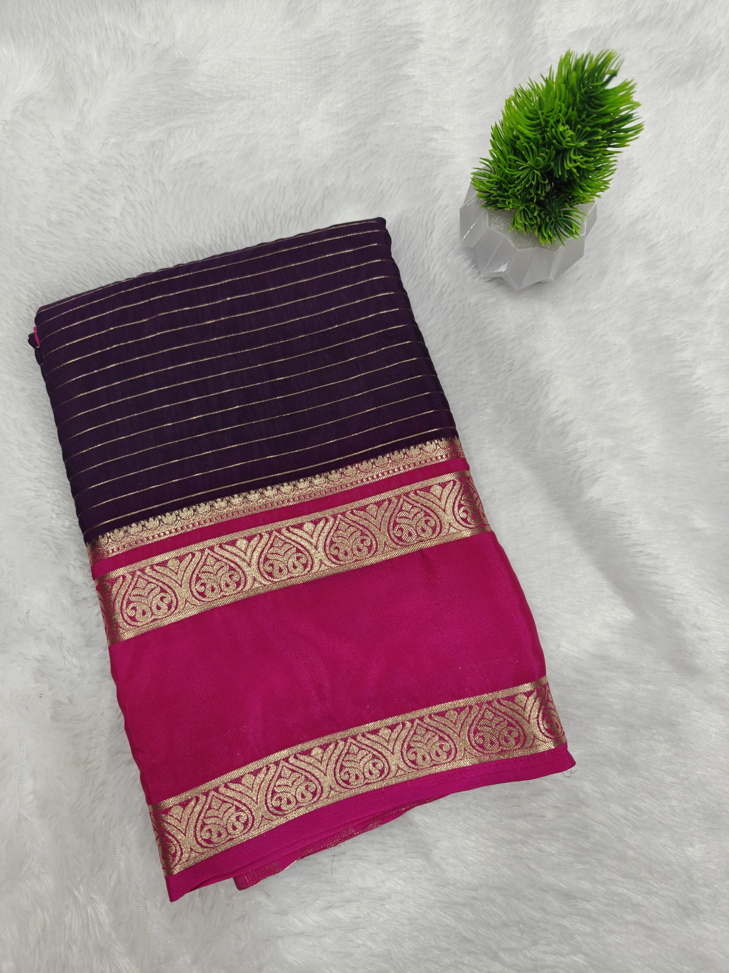 Crepe Stripes Bentex Border