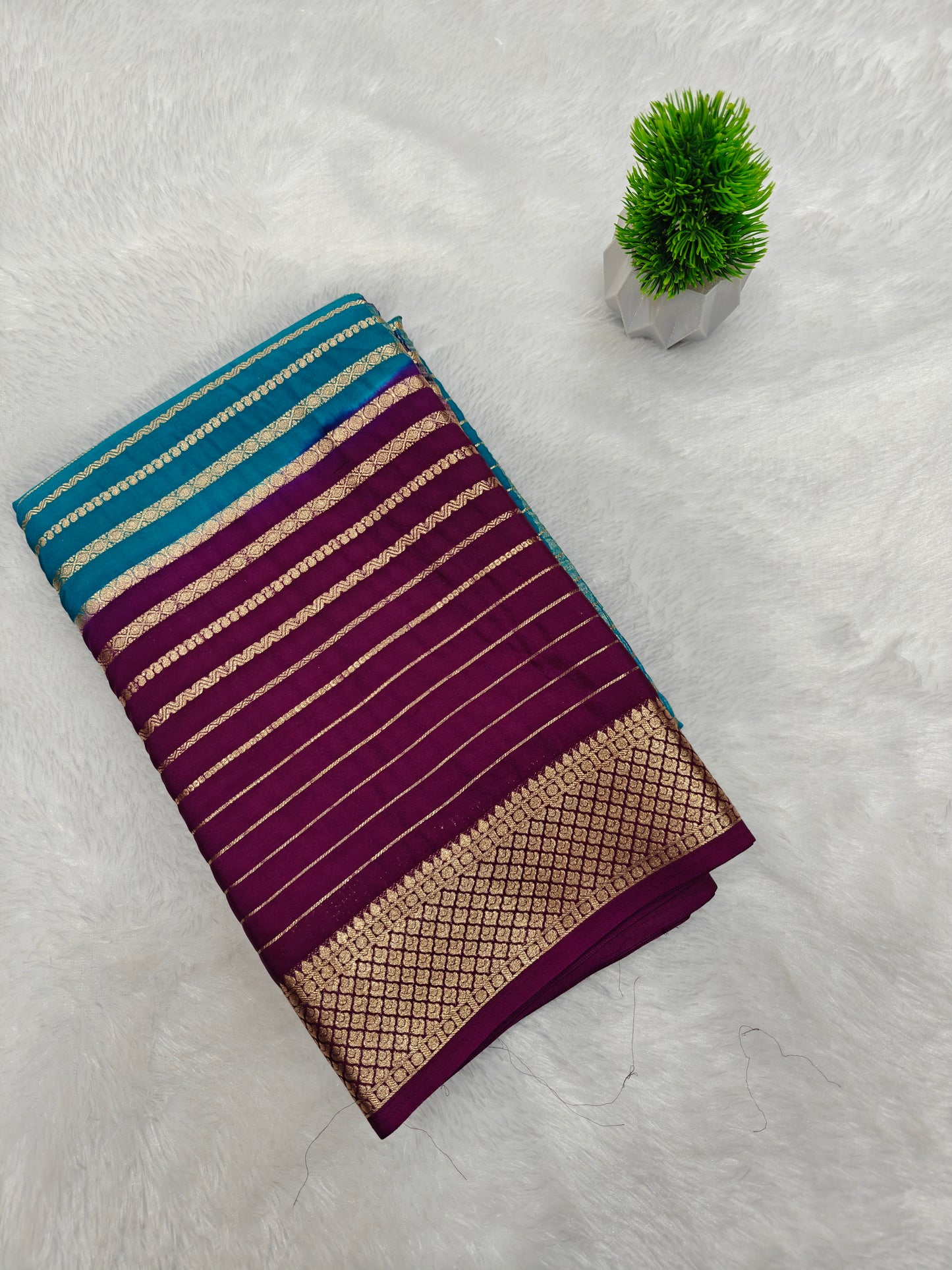 Crepe Stripes Bentex Border