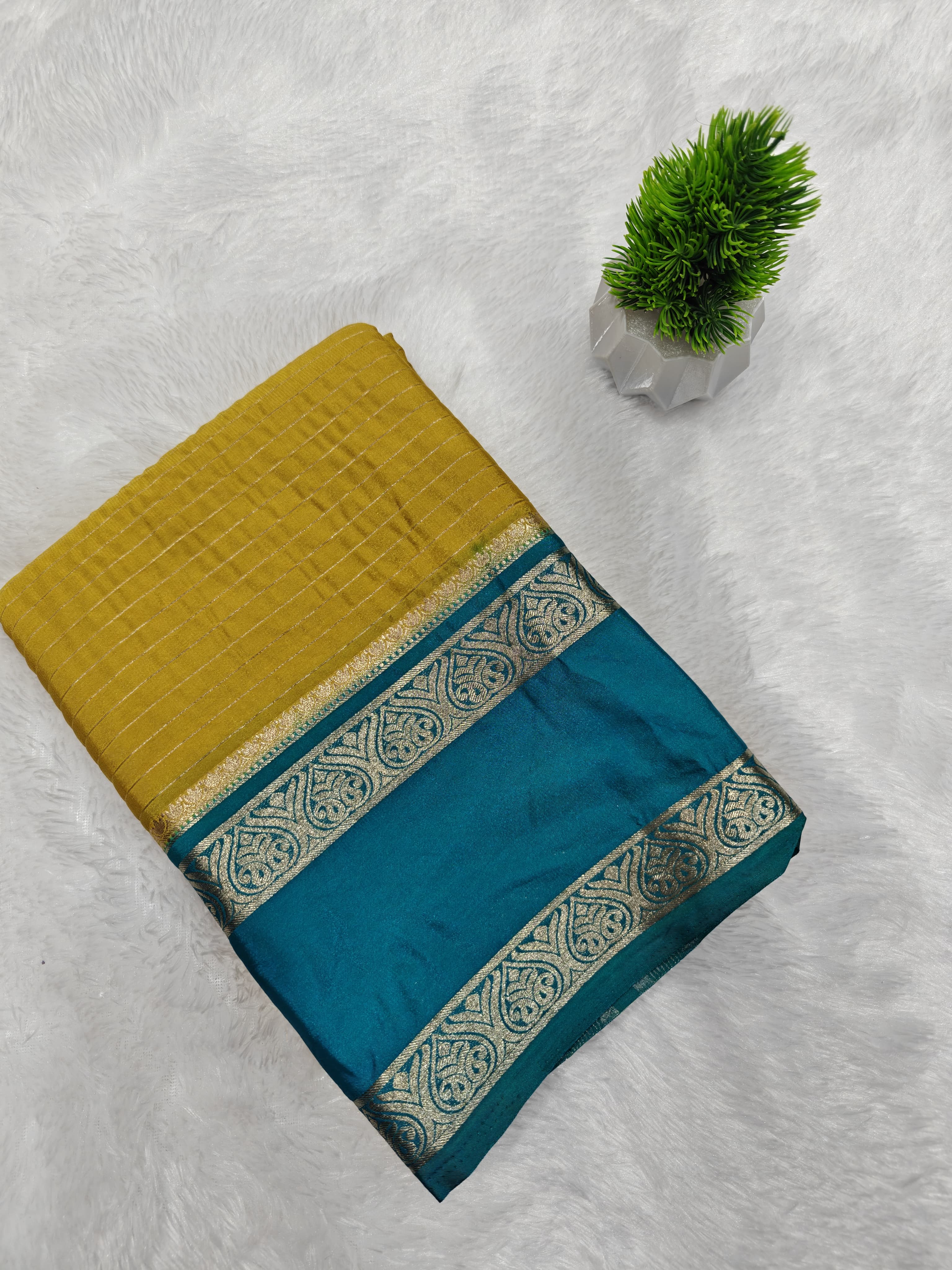 Crepe Stripes Bentex Border