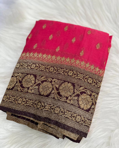 Banarasi Premium Semi khadi Georgette Sarees