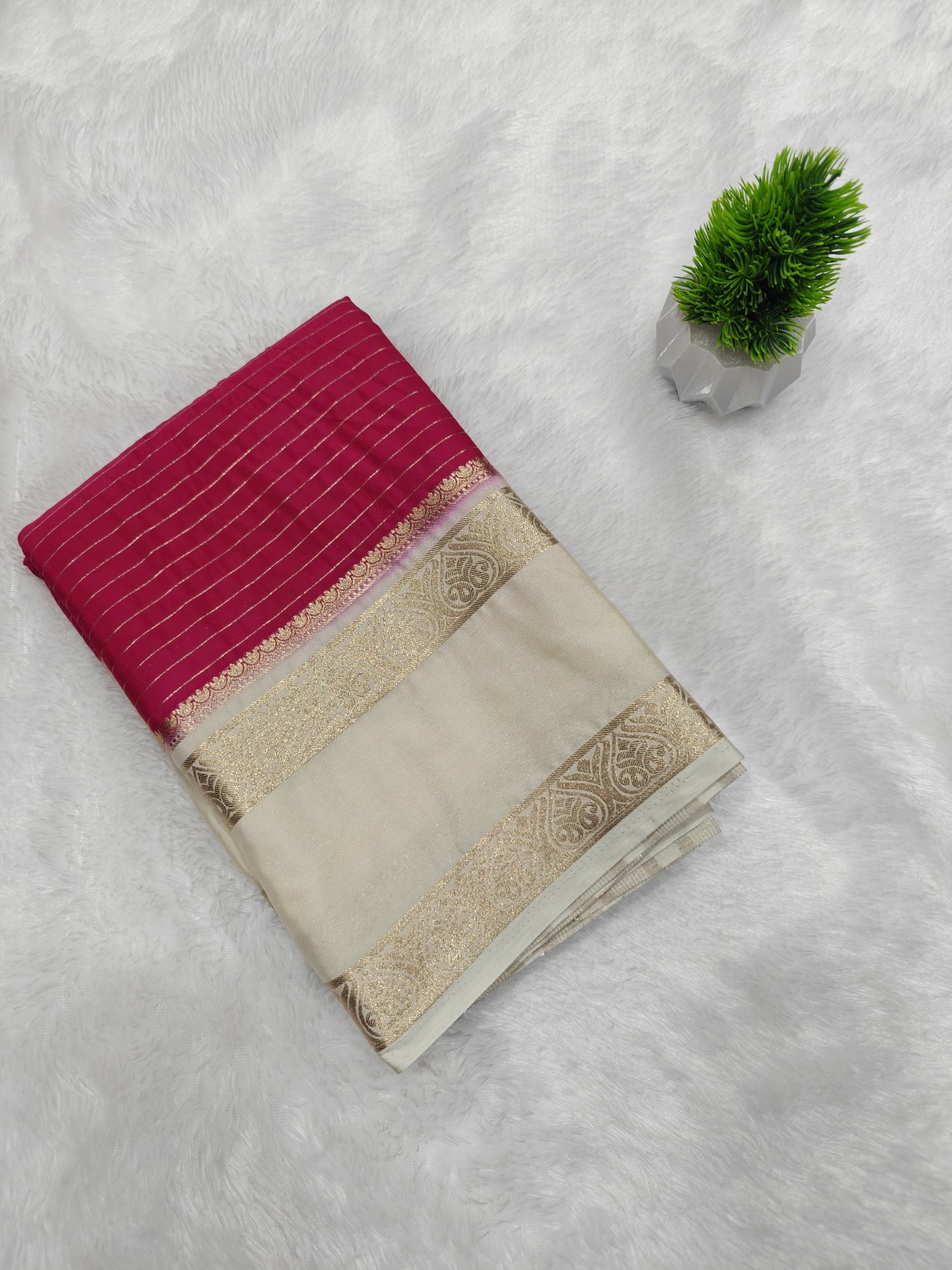 Crepe Stripes Bentex Border