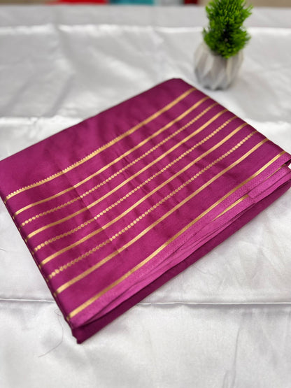 Semi Crepe Lines Border