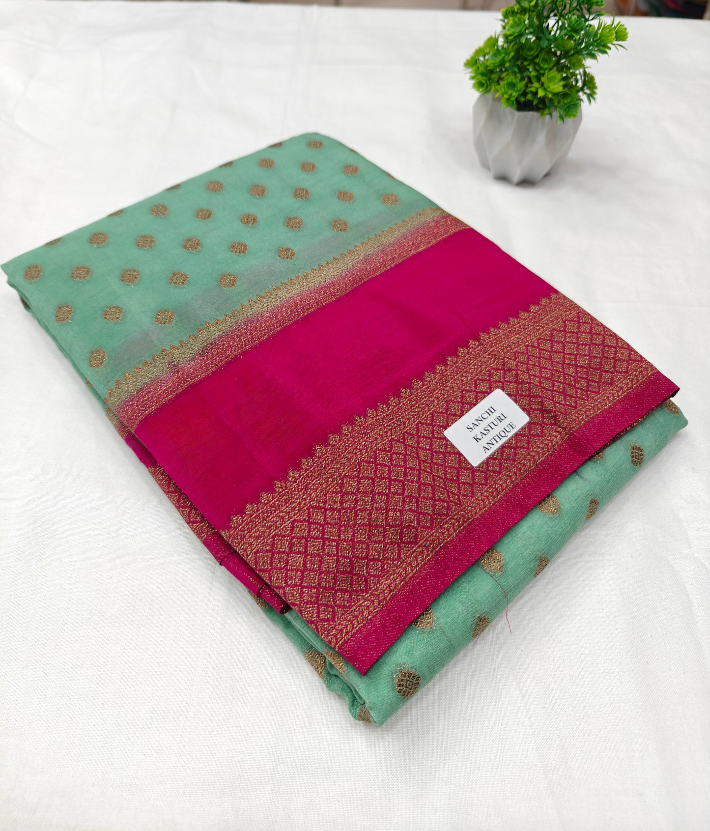 Premium Semi Khaddi Banarasi Georgette - SMK2073