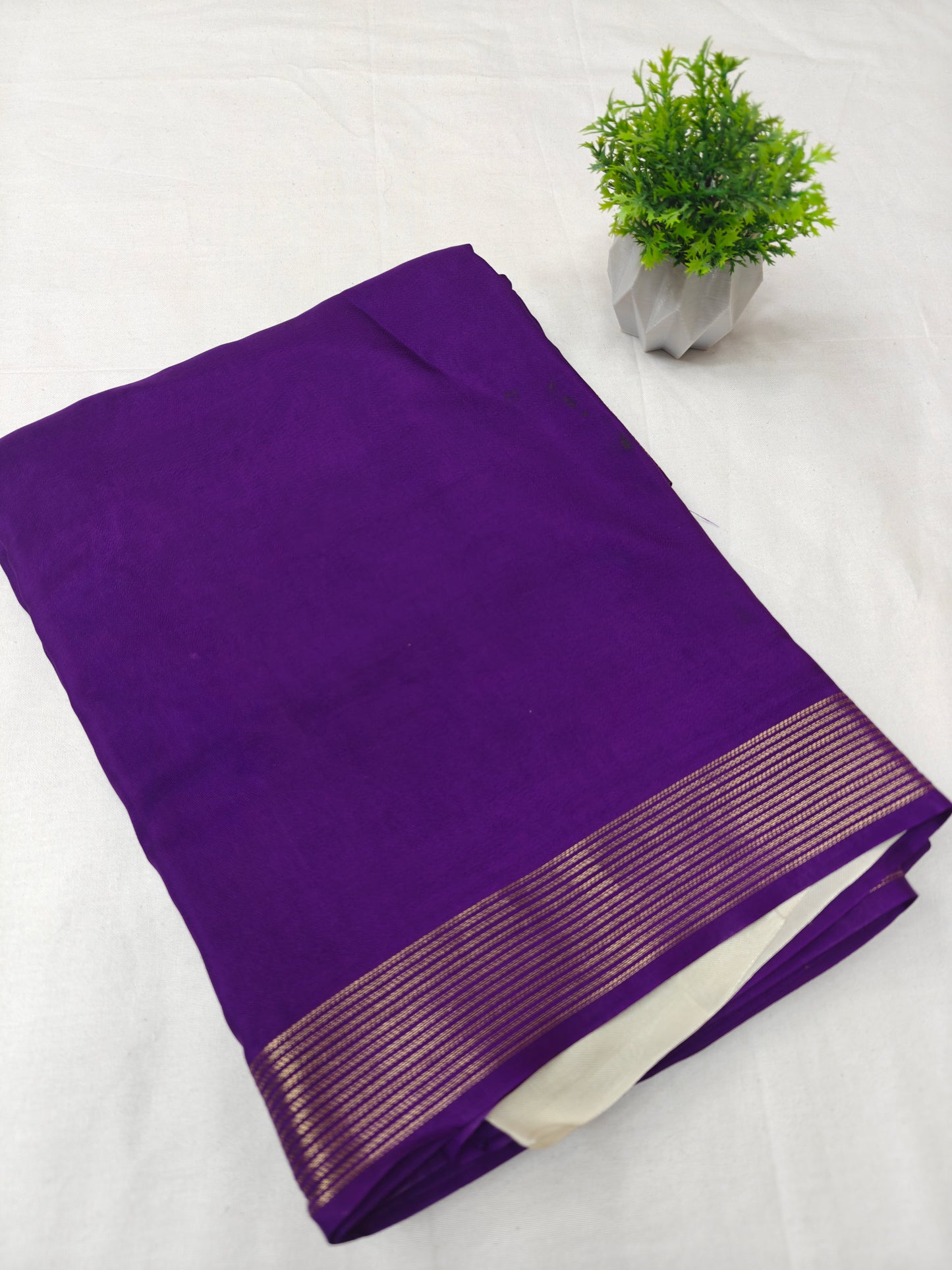 Natural Crepe Kadavu Pattern