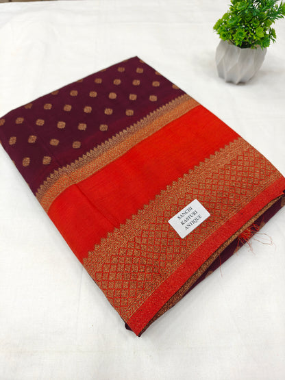 Premium Semi Khaddi Banarasi Georgette - SMK2073