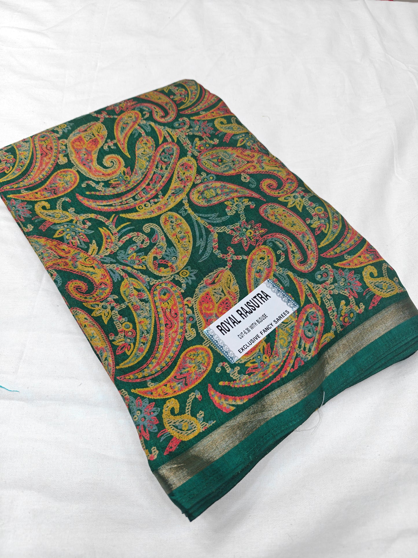 Rajsutra Fancy printed saree