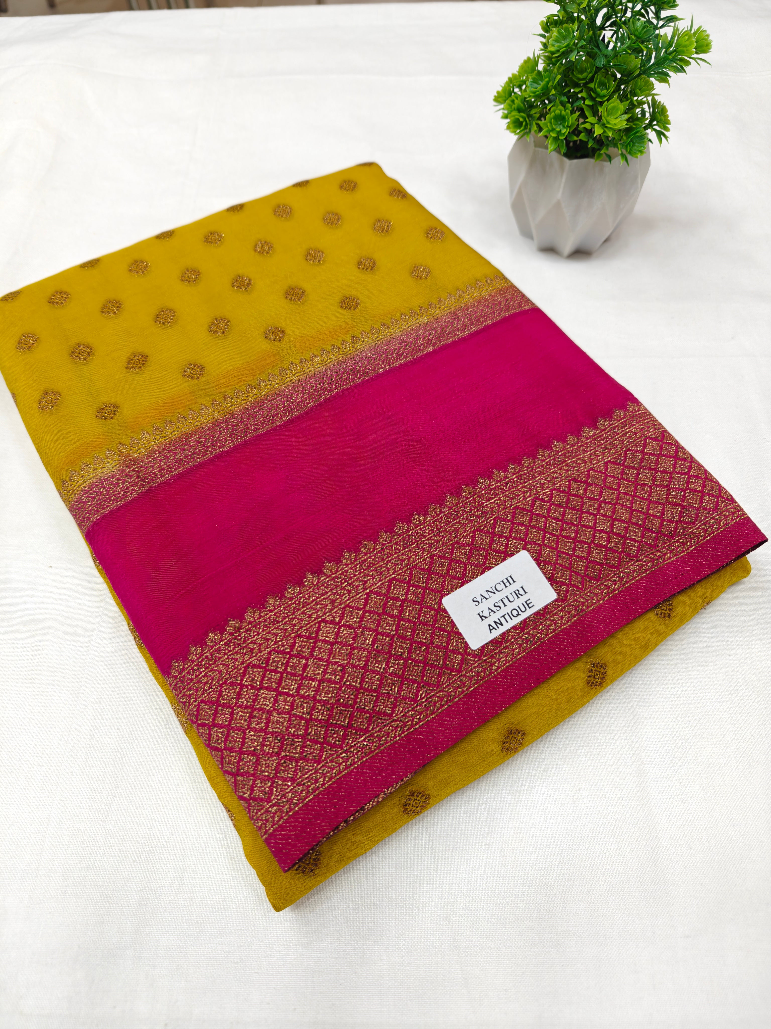 Premium Semi Khaddi Banarasi Georgette - SMK2073