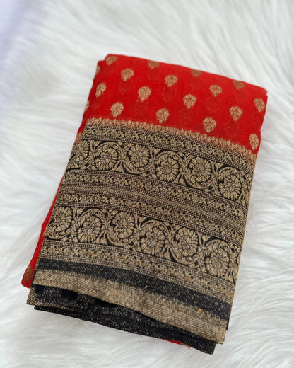 Banarasi Premium Semi khadi Georgette Sarees