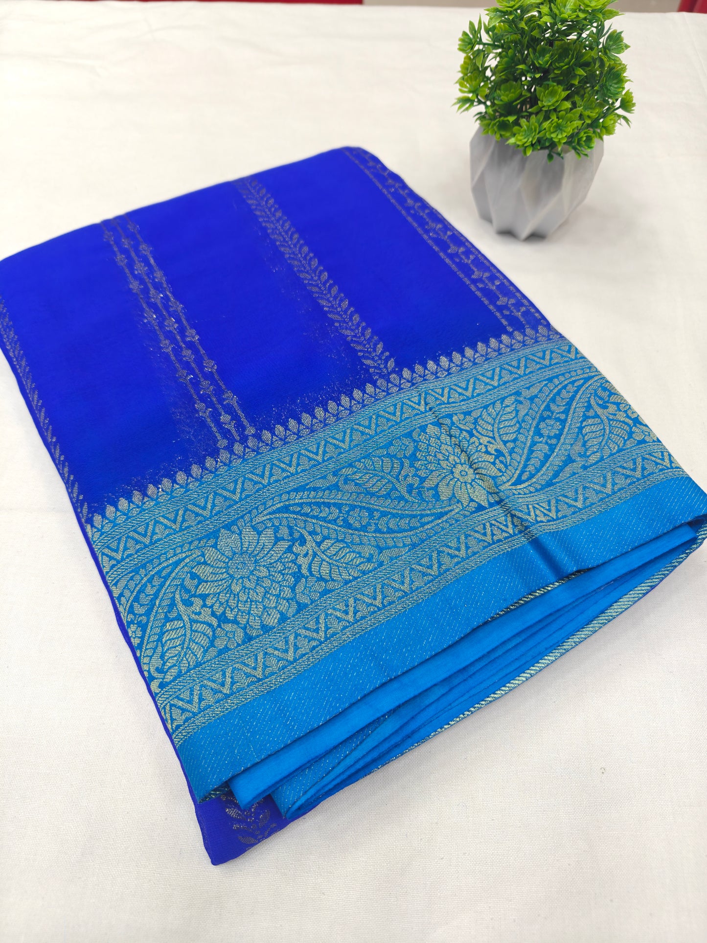 Premium Georgette crepe Natural