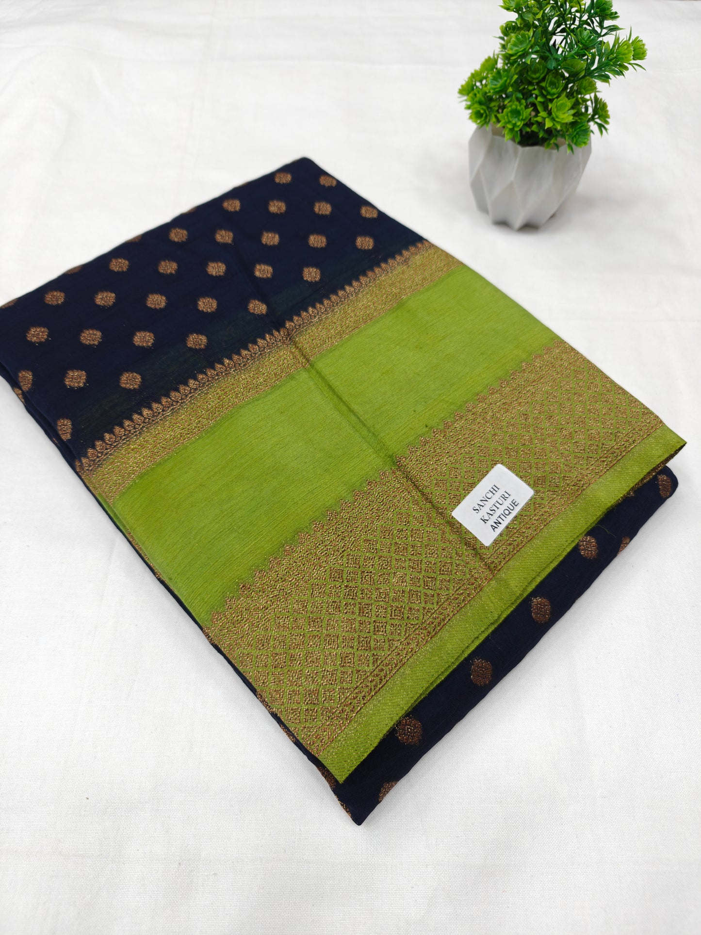 Premium Semi Khaddi Banarasi Georgette - SMK2073