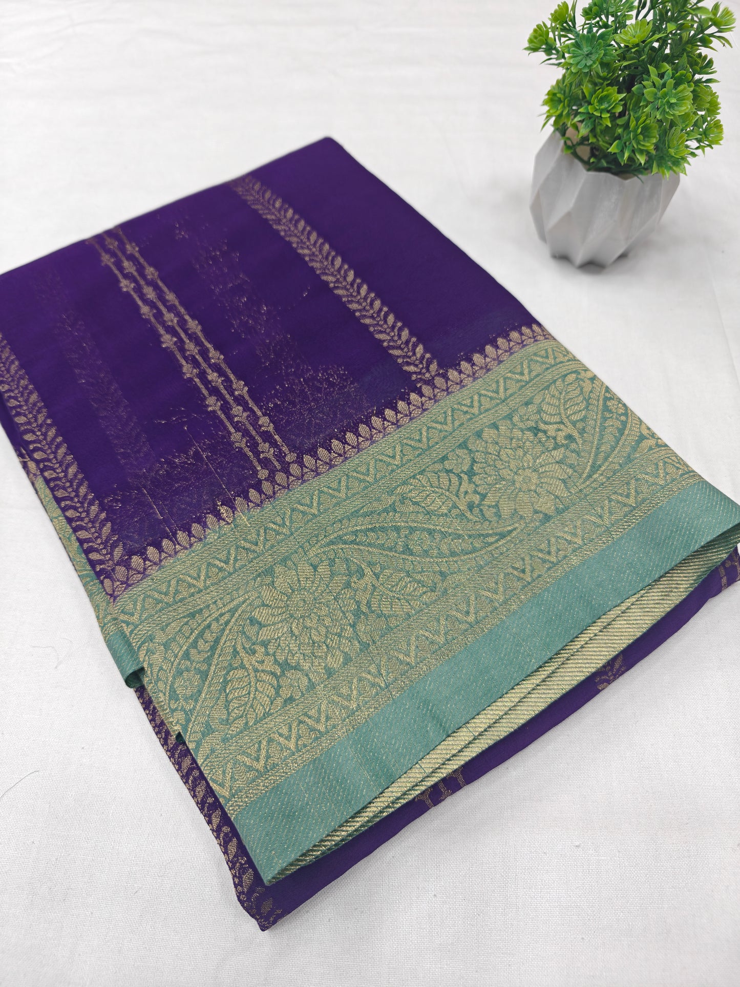 Premium Georgette crepe Natural