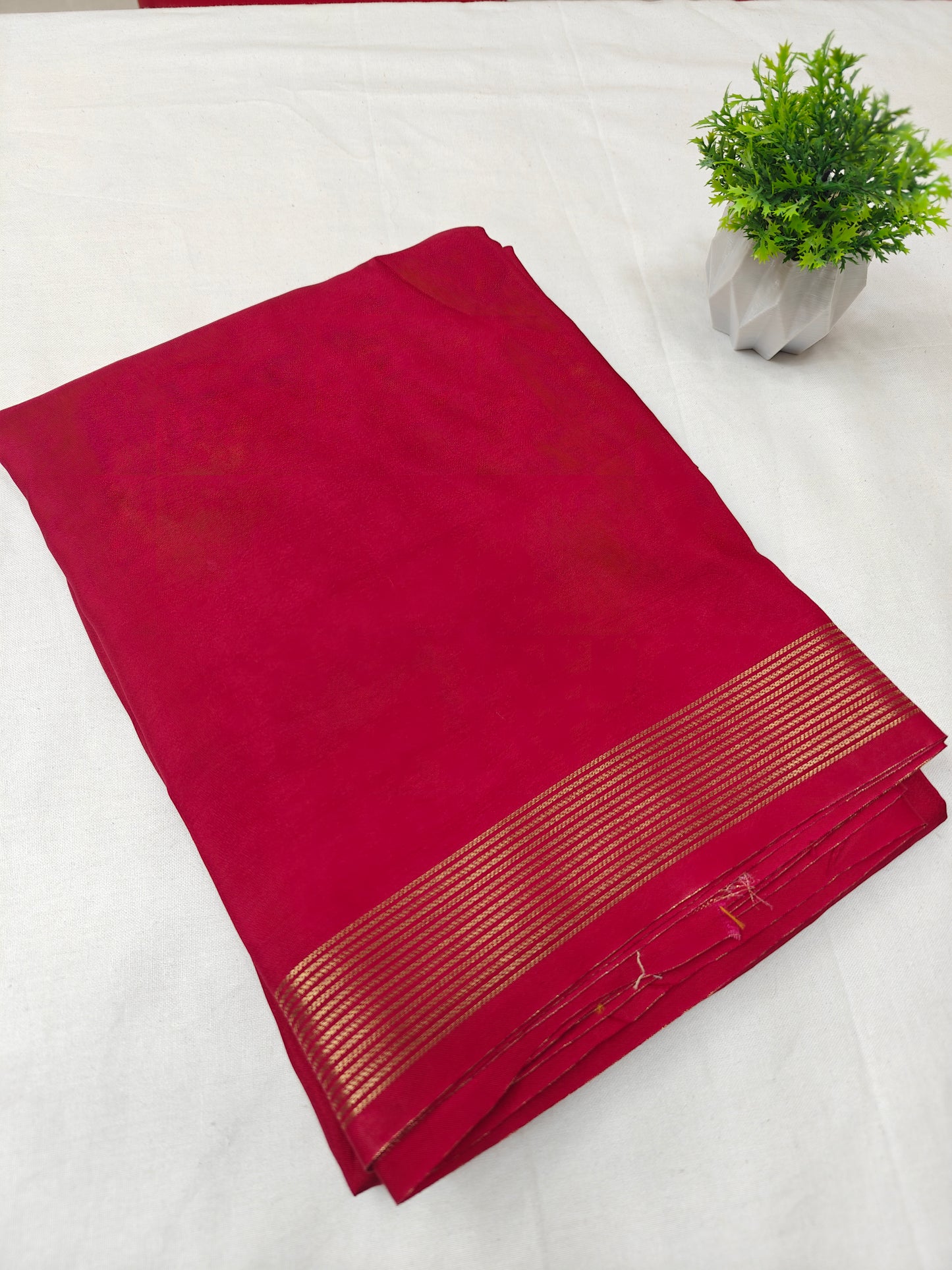 Natural Crepe Kadavu Pattern