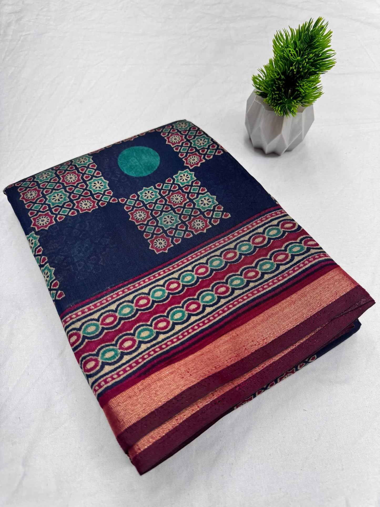 Mul Cotton Viscose kalamkari
