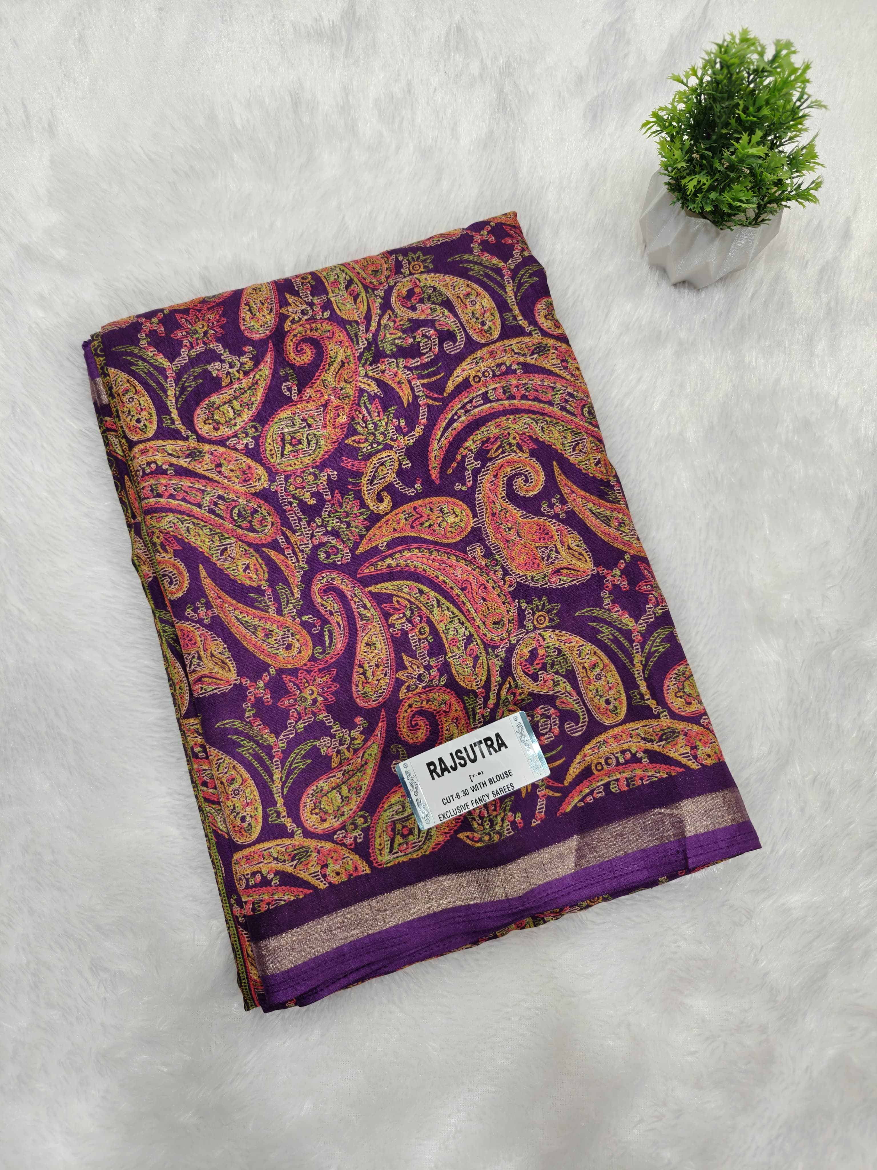 Rajsutra Fancy printed saree