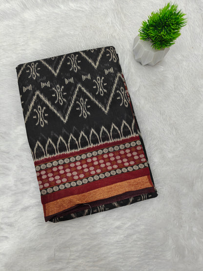 Kalamkari Kaju Sarees