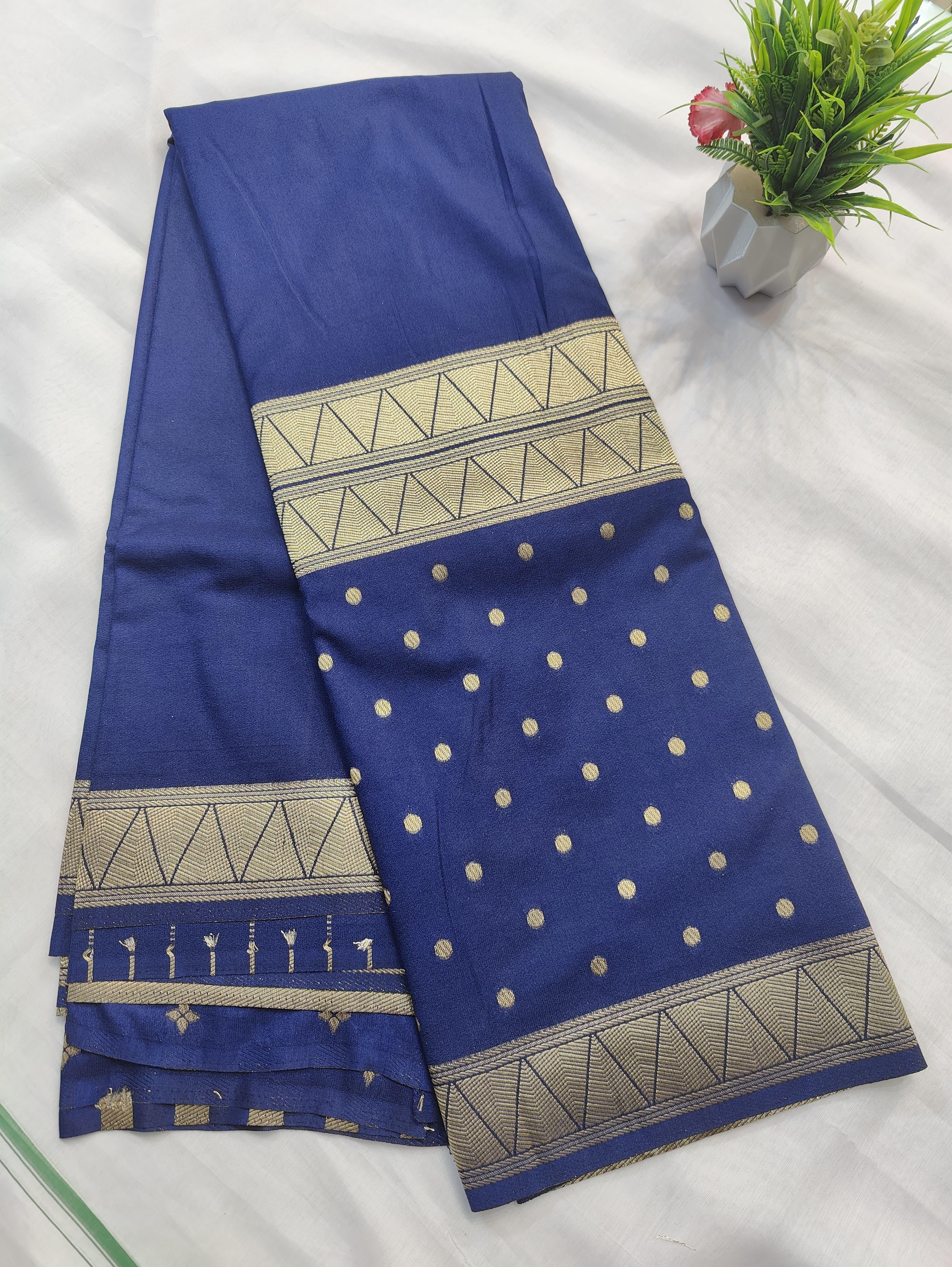 Premium Crepe Butta Border