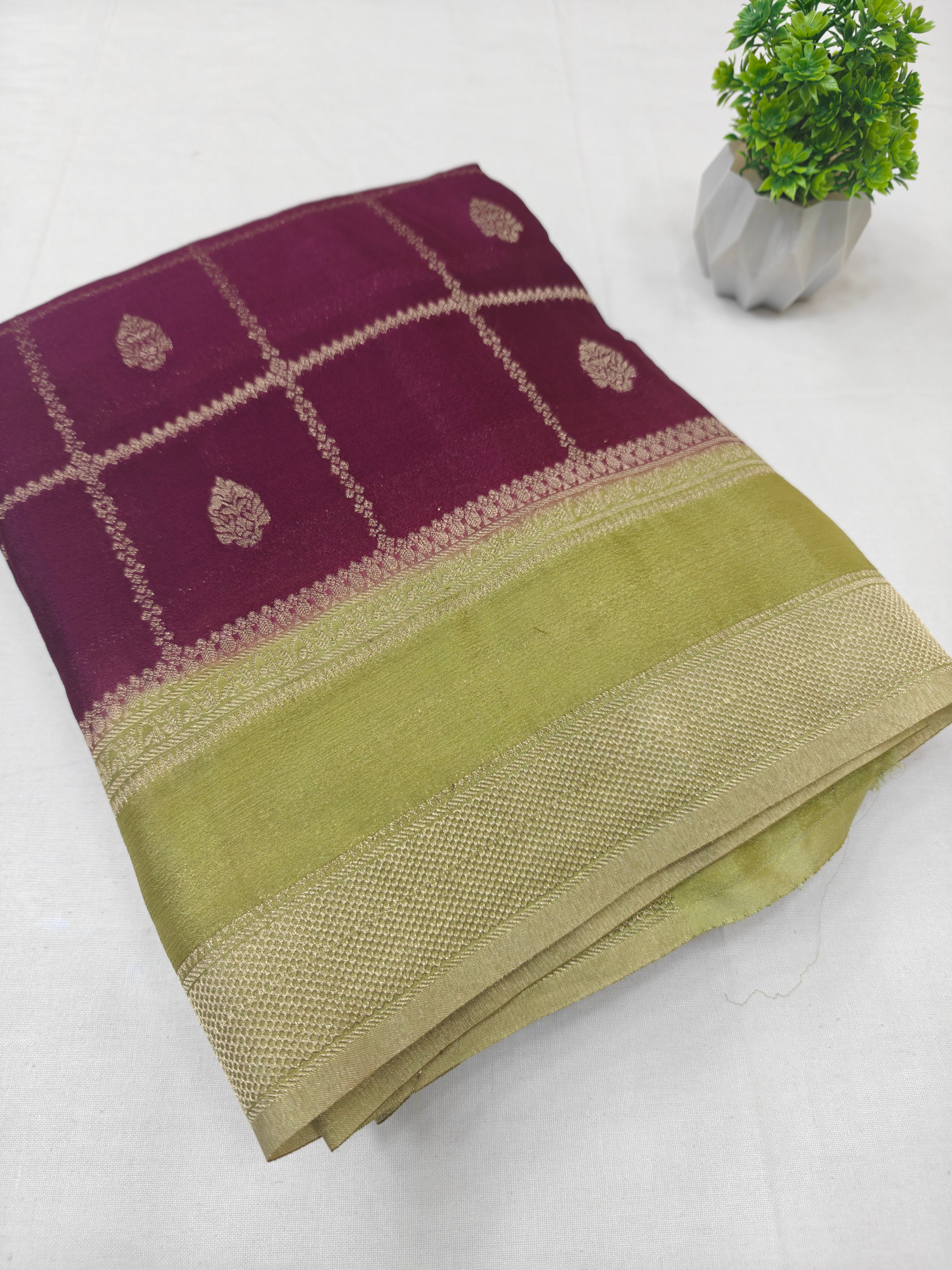 Varalaxmi Chex Butta Contrast