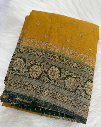 Banarasi Premium Semi khadi Georgette Sarees