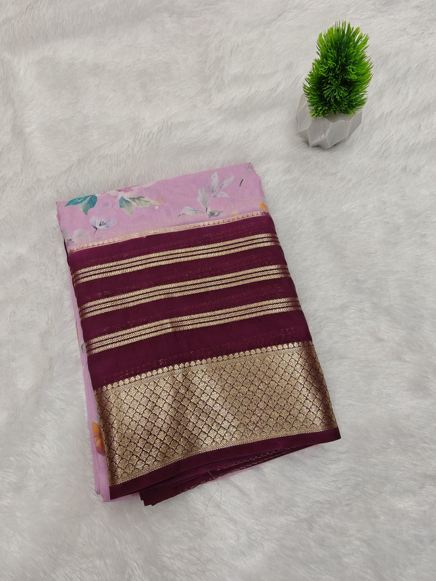 Premium Crape with Floral print